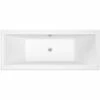 Nuie Asselby Square Double Ended Straight Bath 1700x700