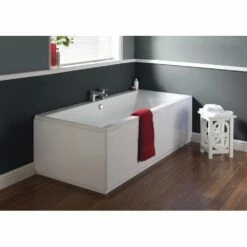 Nuie Asselby Square Double Ended Straight Bath 1700x750 -TAPS UK Sales nuie asselby square double ended straight bath 1700x750 p9369 146931 image