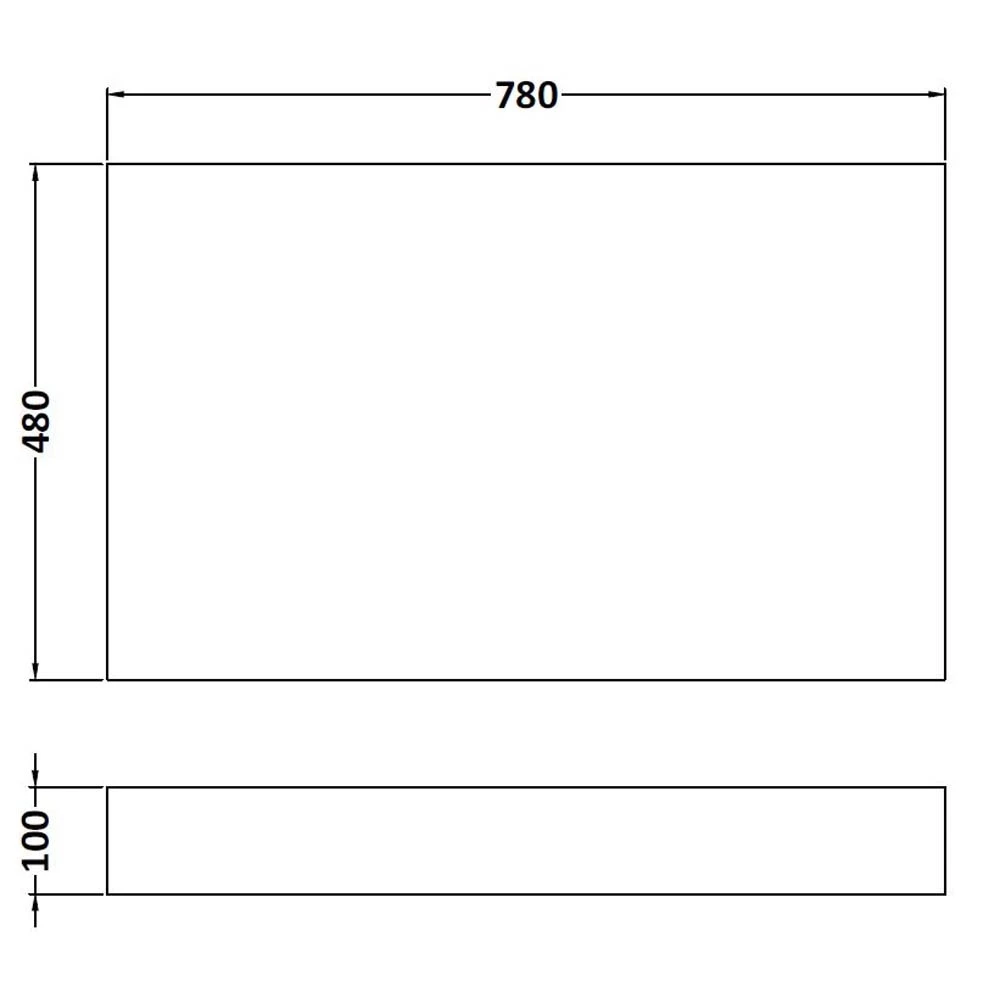 Nuie Athena Anthracite Woodgrain 800mm Bath End Panel - MPD513 5 Nuie Athena Anthracite Woodgrain 800mm Bath End Panel - MPD513 - Image 3