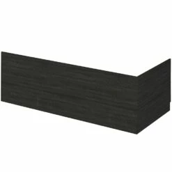 Nuie Athena Charcoal Black 700mm Bath End Panel - MPD611 -TAPS UK Sales nuie athena charcoal black 700mm bath end panel mpd611 p29725 147828 image