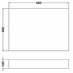 Nuie Athena Charcoal Black 700mm Bath End Panel - MPD611 -TAPS UK Sales nuie athena charcoal black 700mm bath end panel mpd611 p29725 147829 image