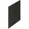 Nuie Athena Charcoal Black Square Shower Bath End Panel - MPD631 -TAPS UK Sales nuie athena charcoal black square shower bath end panel mpd631 p30422 162298 image