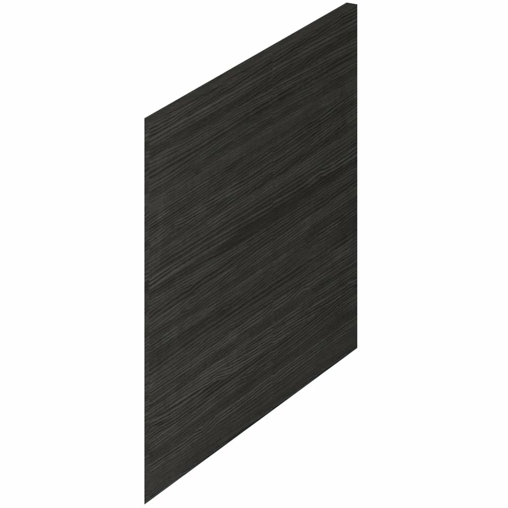 Nuie Athena Charcoal Black Square Shower Bath End Panel - MPD631 3 Nuie Athena Charcoal Black Square Shower Bath End Panel - MPD631