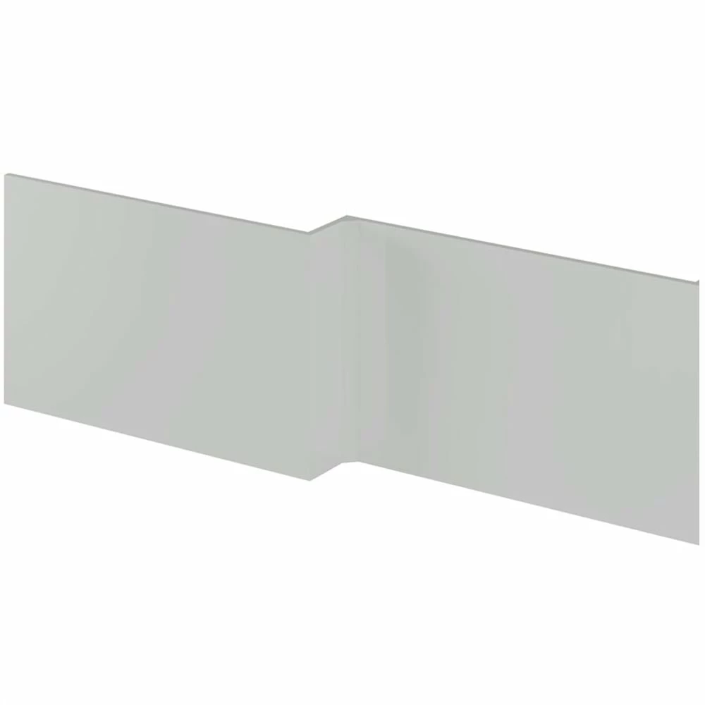 Nuie Athena Gloss Grey Mist 1700mm Shower Bath Front Panel- OFG473 3 Nuie Athena Gloss Grey Mist 1700mm Shower Bath Front Panel- OFG473
