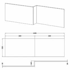 Nuie Athena Gloss Grey Mist 1700mm Shower Bath Front Panel- OFG473 7 Nuie Athena Gloss Grey Mist 1700mm Shower Bath Front Panel- OFG473 -TAPS UK Sales nuie athena gloss grey mist 1700mm shower bath front panel ofg473 p37094 181943 image