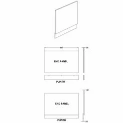 Nuie Athena Gloss Grey Mist 750mm Bath End Panel With Plinth - OFG471 7 Nuie Athena Gloss Grey Mist 750mm Bath End Panel With Plinth - OFG471 -TAPS UK Sales nuie athena gloss grey mist 750mm bath end panel with plinth ofg471 p37186 182145 image
