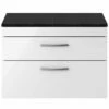 Nuie Athena Gloss White 800mm Wall Hung Vanity With Black Worktop ATH069LSB 1 Nuie Athena Gloss White 800mm Wall Hung Vanity With Black Worktop ATH069LSB -TAPS UK Sales nuie athena gloss white 800mm wall hung vanity with black worktop ath069lsb p42475 211325 image