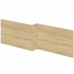 Nuie Athena Natural Oak 1700mm Square Shower Bath Front Panel - MPC635