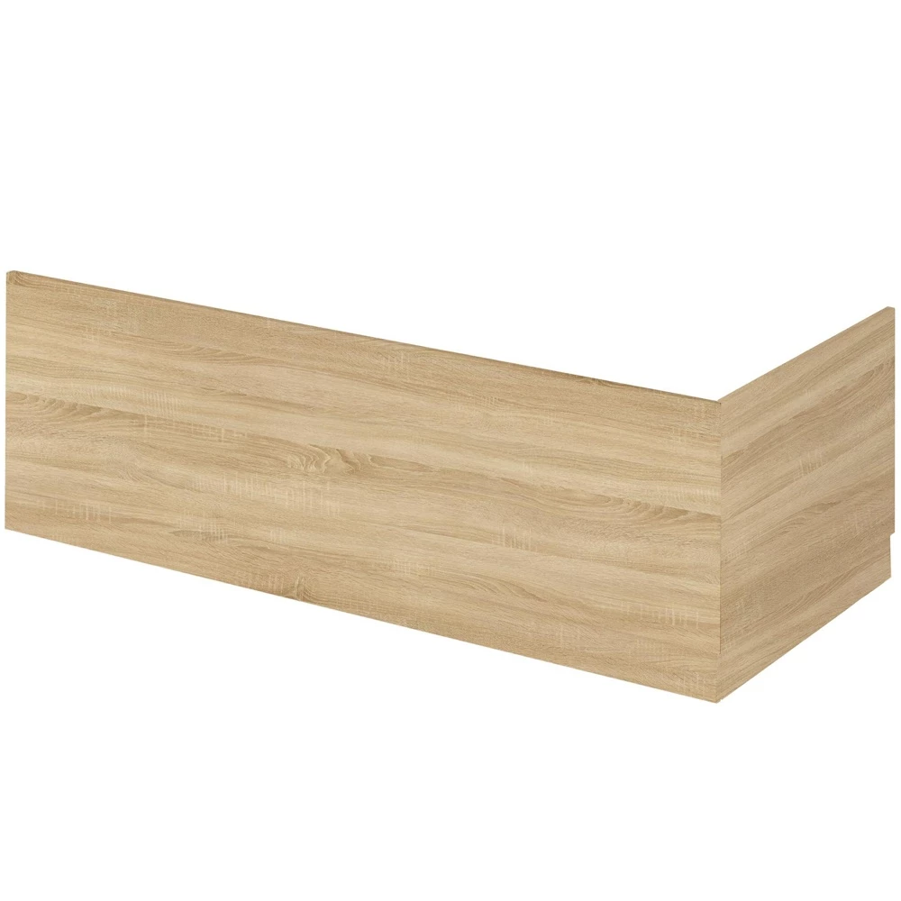 Nuie Athena Natural Oak 800mm Bath End Panel - MPC613 4 Nuie Athena Natural Oak 800mm Bath End Panel - MPC613 - Image 2