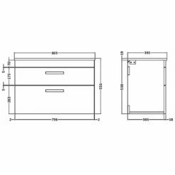 Nuie Athena Natural Oak Wall Hung 800mm Cabinet & Worktop - ATH066W 9 Nuie Athena Natural Oak Wall Hung 800mm Cabinet & Worktop - ATH066W -TAPS UK Sales nuie athena natural oak wall hung 800mm cabinet worktop ath066w p30035 146482 image