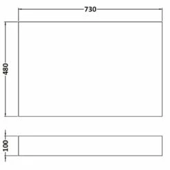 Nuie Athena Stone Grey 750mm Bath End Panel - MPC412 -TAPS UK Sales nuie athena stone grey 750mm bath end panel mpc412 p30409 147809 image