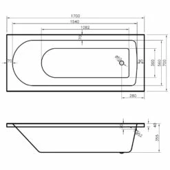 Nuie Barmby Round Single Ended Straight Bath 1700x700 7 Nuie Barmby Round Single Ended Straight Bath 1700x700 -TAPS UK Sales nuie barmby round single ended straight bath 1700x700 p7008 146950 image