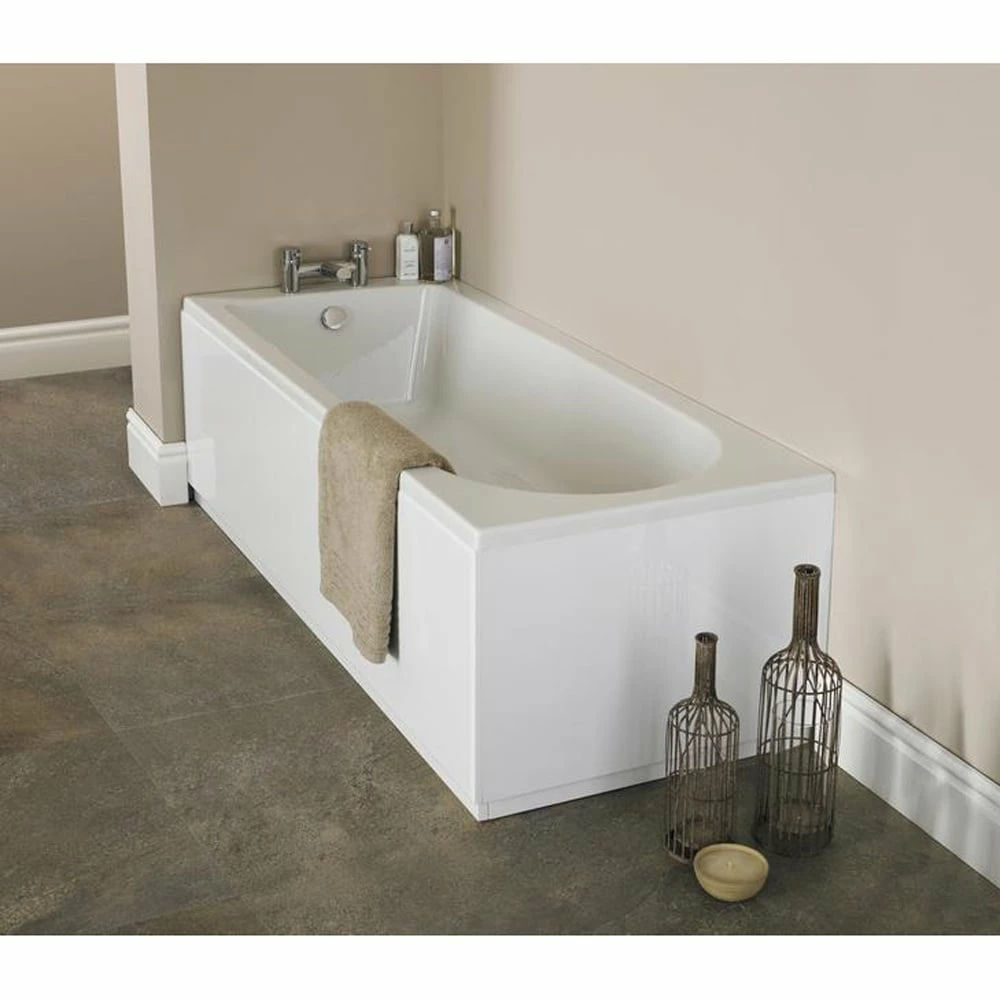 Nuie Barmby Round Single Ended Straight Bath 1800x800 & Front Panel 6 Nuie Barmby Round Single Ended Straight Bath 1800x800 & Front Panel - Image 4