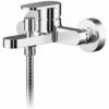 Nuie Binsey Chrome Wall Mounted Bath Shower Mixer With Kit - BIN316
