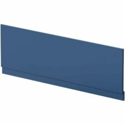 Nuie Blocks Satin Blue 1700mm Bath Front Panel - MOF377