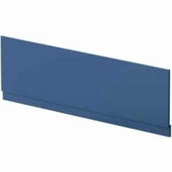 Nuie Blocks Satin Blue 1800mm Bath Front Panel - MOF378