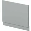Nuie Blocks Satin Grey 750mm Bath End Panel - MOF271 -TAPS UK Sales nuie blocks satin grey 750mm bath end panel mof271 p50583 234236 image