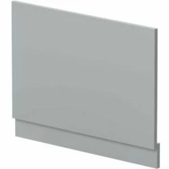 Nuie Blocks Satin Grey 750mm Bath End Panel - MOF271