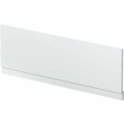 Nuie Blocks Satin White 1700mm Bath Front Panel - MOF177