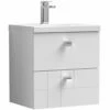 Nuie Blocks Satin White 500mm Wall Hung 2-Drawer Vanity Unit & Basin 1 - BLO105A 2 Nuie Blocks Satin White 500mm Wall Hung 2-Drawer Vanity Unit & Basin 1 - BLO105A -TAPS UK Sales nuie blocks satin white 500mm wall hung 2 drawer vanity unit basin 1 blo105a p40637 201031 image