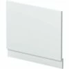 Nuie Blocks Satin White 700mm Bath End Panel - MOF170