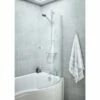 Nuie Curved B-Bath Screen With Rail - NBBSR1 -TAPS UK Sales nuie curved b bath screen with rail nbbsr1 p9441 147717 image