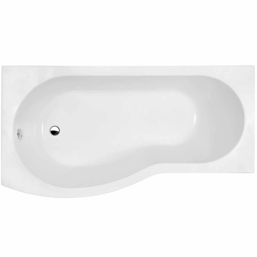 Nuie Curved B Shaped Single Ended Bath LH 1500x900x740 3 Nuie Curved B Shaped Single Ended Bath LH 1500x900x740