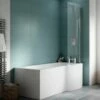 Nuie Curved P Shape 1500mm Shower Bath RH, Fixed Screen & White Panel 1 Nuie Curved P Shape 1500mm Shower Bath RH, Fixed Screen & White Panel -TAPS UK Sales nuie curved p shape 1500mm shower bath rh fixed screen white panel p34051 176079 image