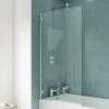 Nuie Ella Square Hinged Bath Screen - ERSSQ -TAPS UK Sales nuie ella square hinged bath screen erssq p30398 162338 image