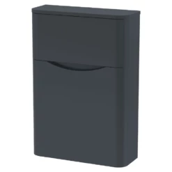 Nuie Lunar Satin Anthracite 550 Back To Wall WC Toilet Unit