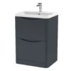 Nuie Lunar Satin Anthracite 600 Floor Standing 2-Drawer Vanity Unit & Basin 1 Nuie Lunar Satin Anthracite 600 Floor Standing 2-Drawer Vanity Unit & Basin -TAPS UK Sales nuie lunar satin anthracite 600 floor standing 2 drawer vanity unit basin p73877 307307 image