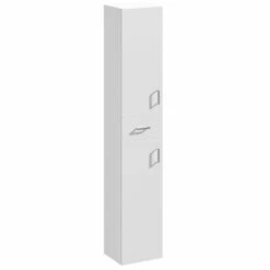 Nuie Mayford Gloss White 350x300x1900mm Tall Cabinet - PRC163