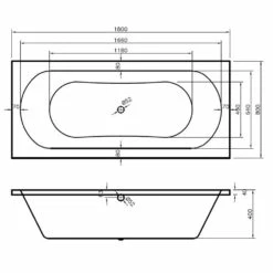 Nuie Otley Round Double Ended Straight Bath 1800x800 7 Nuie Otley Round Double Ended Straight Bath 1800x800 -TAPS UK Sales nuie otley round double ended straight bath 1800x800 p9440 147037 image