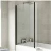 Nuie Pacific Matt Black Square Bath Screen With Fixed Return - NSBS7BP 2 Nuie Pacific Matt Black Square Bath Screen With Fixed Return - NSBS7BP -TAPS UK Sales nuie pacific matt black square bath screen with fixed return nsbs7bp p40924 201771 image