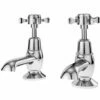Nuie Selby Chrome Xhead Pair Basin Taps - SEL301DX -TAPS UK Sales nuie selby chrome xhead pair basin taps sel301dx p50645 234383 image