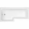 Nuie Square L Shape Single Ended Bath LH 1498x855x705 -TAPS UK Sales nuie square l shape single ended bath lh 1498x855x705 p34034 166163 image