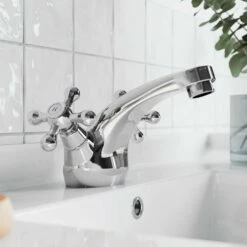 Nuie Viscount Basin Mixer Tap & Pop Up Waste - X385