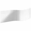 Nuie White Acrylic B-Shaped Shower Bath Front Panel 1500mm - WBB202 -TAPS UK Sales nuie white acrylic b shaped shower bath front panel 1500mm wbb202 p46998 265946 image