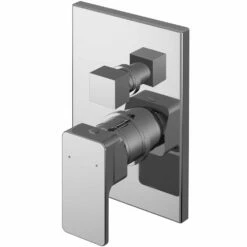 Nuie Windon Chrome Concealed Manual Shower Valve With Diverter - WINMV12