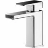 Nuie Windon Chrome Mono Basin Mixer Tap With Push Button Waste - WIN305 -TAPS UK Sales nuie windon chrome mono basin mixer tap with push button waste win305 p40805 201369 image
