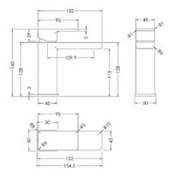 Nuie Windon Matt Black Mono Basin Mixer Tap With Push Button Waste - WIN405 7 Nuie Windon Matt Black Mono Basin Mixer Tap With Push Button Waste - WIN405 -TAPS UK Sales nuie windon matt black mono basin mixer tap with push button waste win405 p40831 201425 image