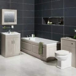 Nuie York Grey 1800mm Front Bath Panel - OLP207 -TAPS UK Sales nuie york grey 1800mm front bath panel olp207 p31313 155459 image