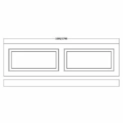 Nuie York Grey 1800mm Front Bath Panel - OLP207 -TAPS UK Sales nuie york grey 1800mm front bath panel olp207 p31313 155460 image