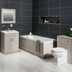 Nuie York Grey 700mm End Bath Panel - OLP211 -TAPS UK Sales nuie york grey 700mm end bath panel olp211 p31314 155462 image