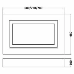 Nuie York Grey 750mm End Bath Panel - OLP212 -TAPS UK Sales nuie york grey 750mm end bath panel olp212 p31315 155466 image