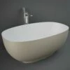 RAK Cloud Matt Cappuccino Freestanding Bath Tub - CLOBT14075514 -TAPS UK Sales rak cloud matt cappuccino freestanding bath tub clobt14075514 p39699 195558 image