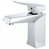 RAK Dimensions Chrome Deck Mounted Single Lever Mono Basin Mixer - RAKDIM3001 -TAPS UK Sales rak dimensions chrome deck mounted single lever mono basin mixer rakdim3001 p41443 203967 image