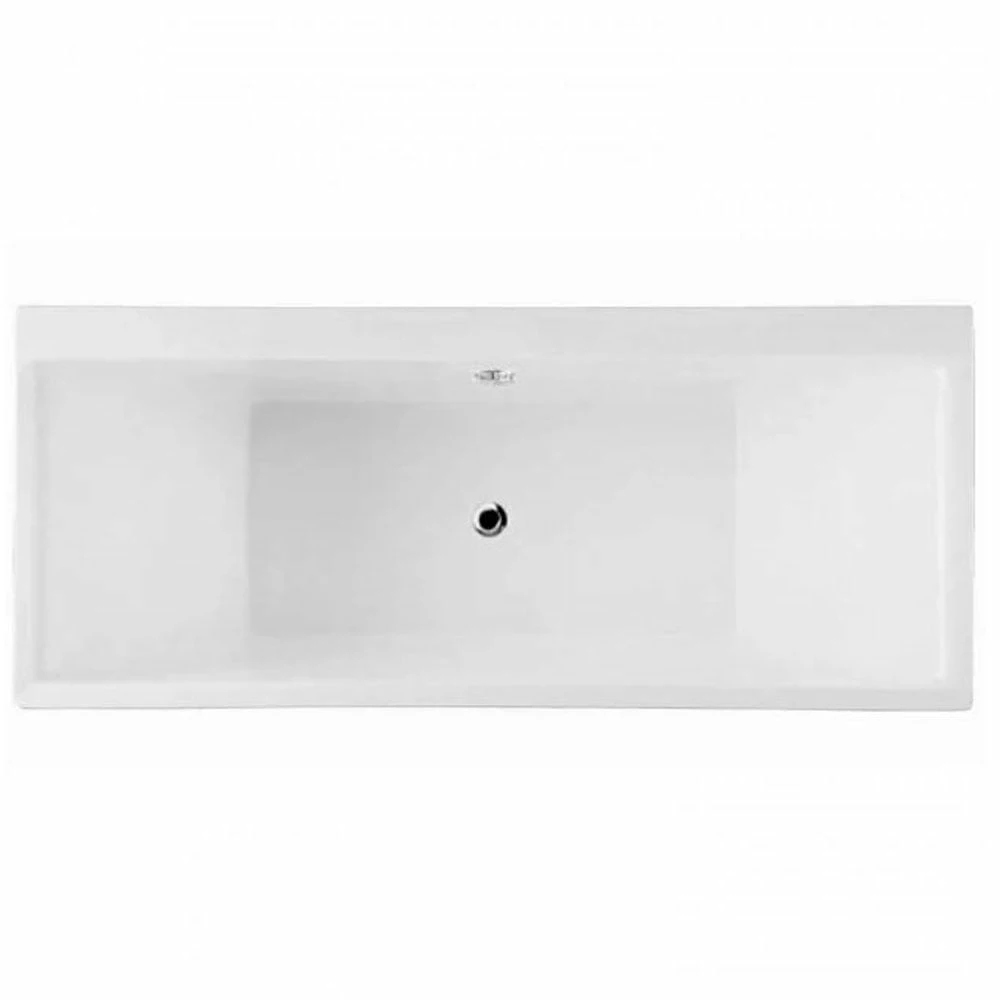 RAK Evolution Alpine White Double Ended Rectangular Bath 1750x750mm - NEVOBATH 3 RAK Evolution Alpine White Double Ended Rectangular Bath 1750x750mm - NEVOBATH