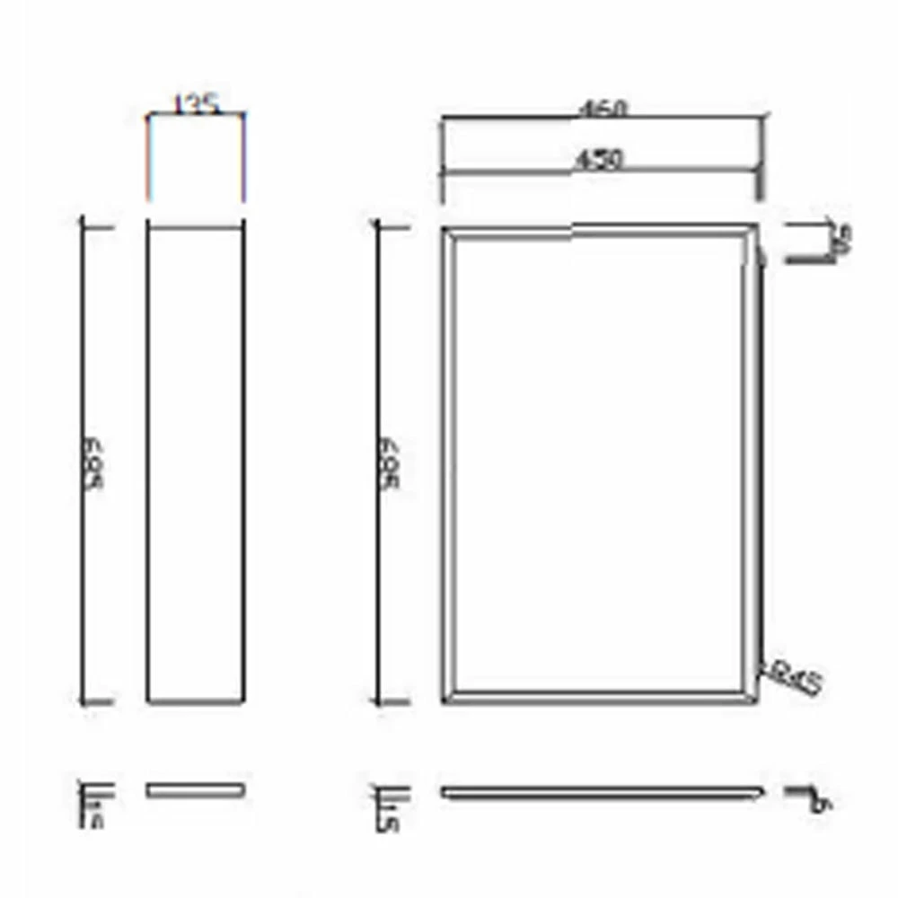 RAK High Gloss White Shower Bath End Panel 700x460mm - EP700 4 RAK High Gloss White Shower Bath End Panel 700x460mm - EP700 - Image 2