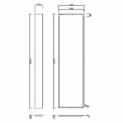 RAK High Gloss White Shower Bath Front Panel 700x460mm - FP1700 -TAPS UK Sales rak high gloss white shower bath front panel 700x460mm fp1700 p41148 202822 image